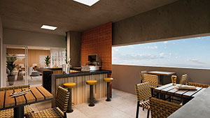 Ampli - Vila Mariana - Churrasqueira