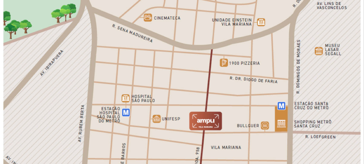 Ampli - Vila Mariana - Localização